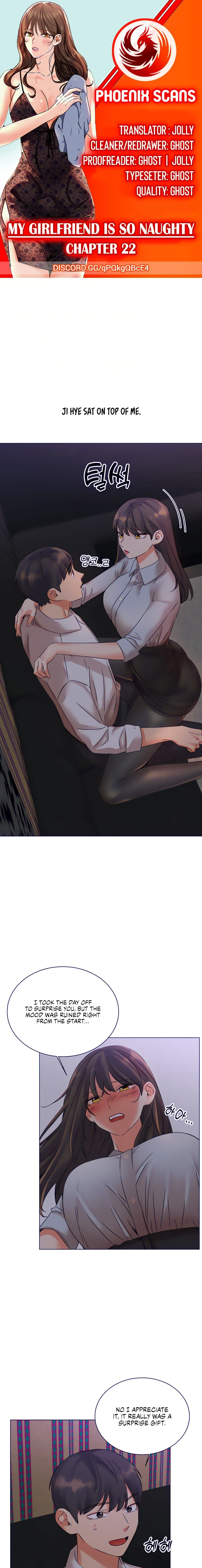 My girlfriend is so naughty chapter 22 page 1