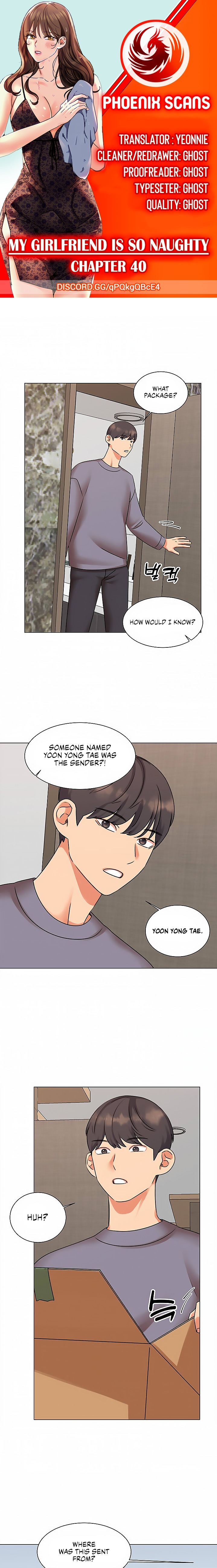 My girlfriend is so naughty chapter 40 page 1