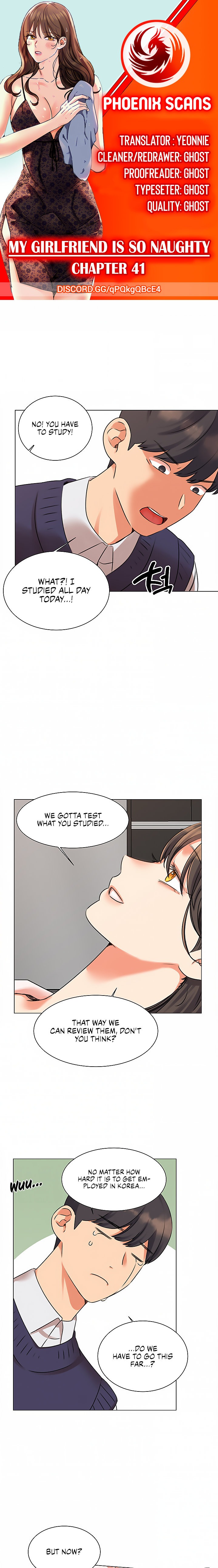 My girlfriend is so naughty chapter 41 page 1