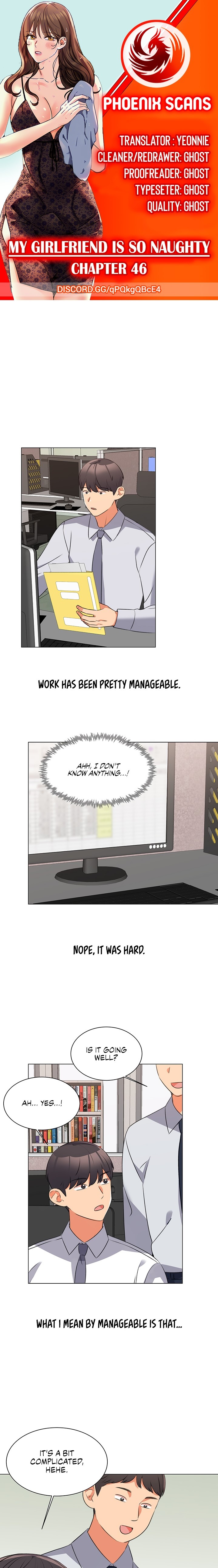 My girlfriend is so naughty chapter 46 page 1