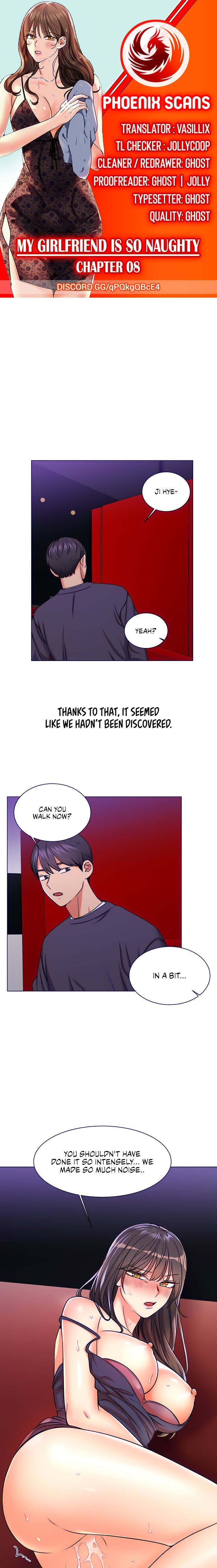 My girlfriend is so naughty chapter 8 page 1