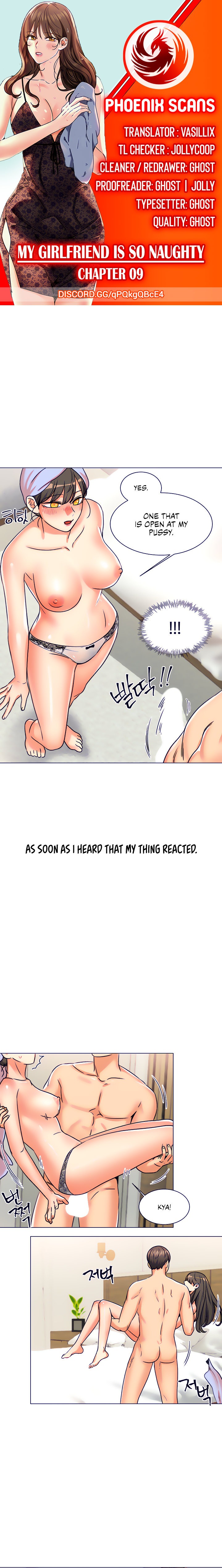 My girlfriend is so naughty chapter 9 page 1