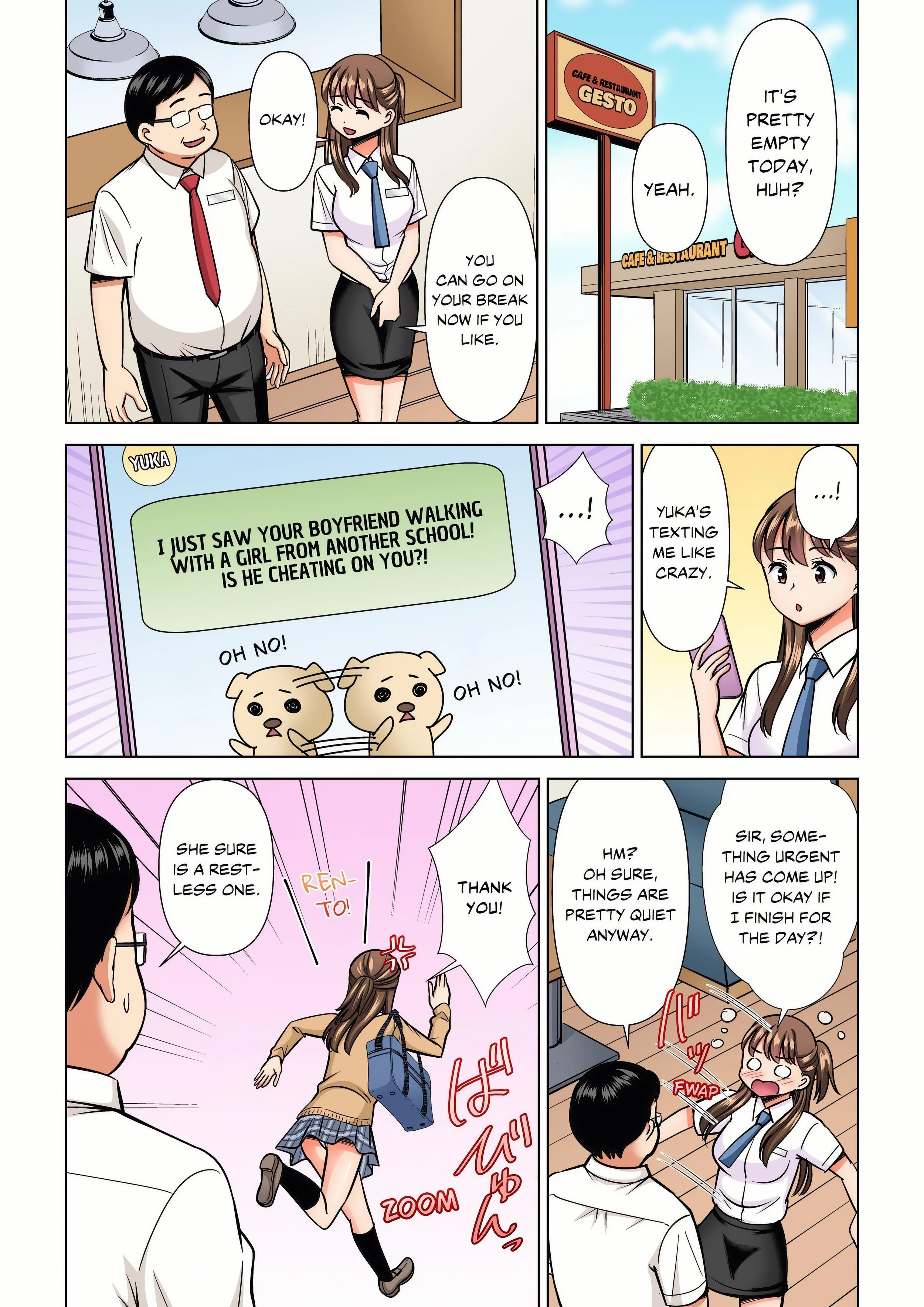 My Girlfriend May Not Want to Fuck, but Her Mom Sure Does! (Full Color) chapter 40 page 1