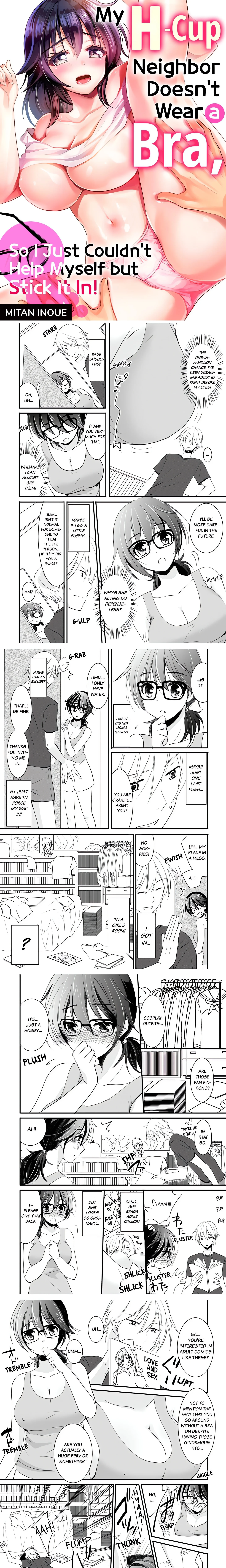 My H-Cup Neighbor Doesn't Wear a Bra, So I Just Couldn't Help Myself but Stick It In! chapter 2 page 1