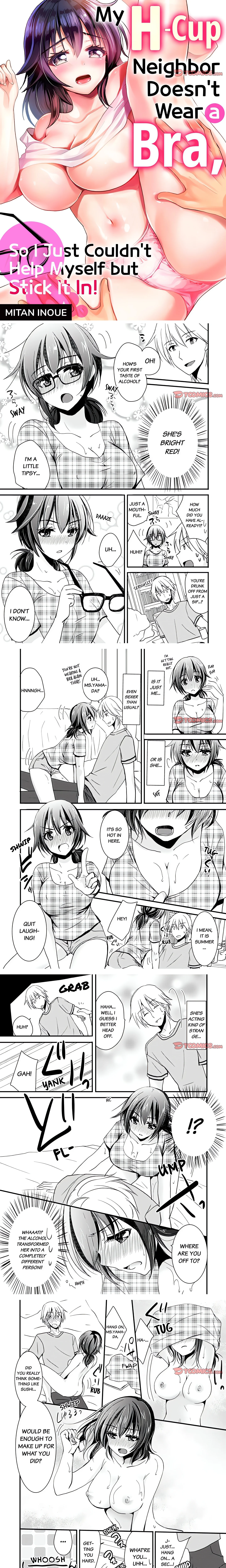 My H-Cup Neighbor Doesn't Wear a Bra, So I Just Couldn't Help Myself but Stick It In! chapter 8 page 1