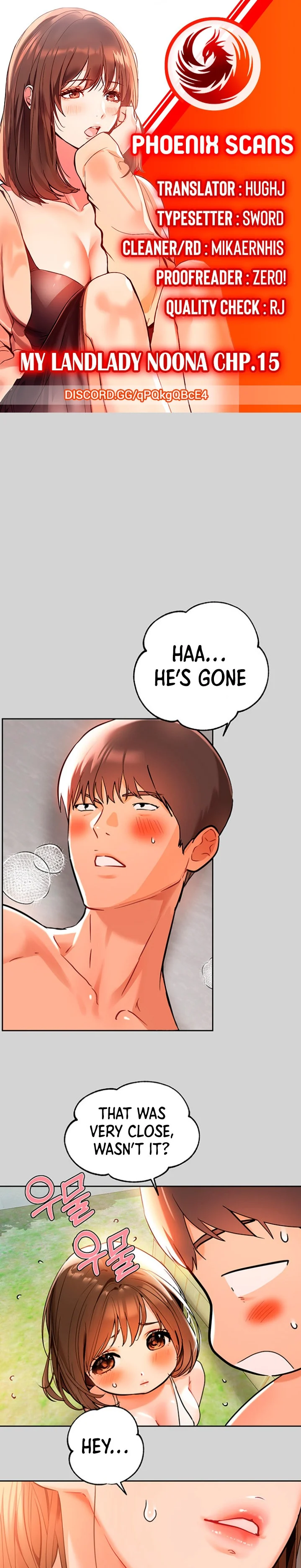 My Landlady Noona chapter 15 page 1