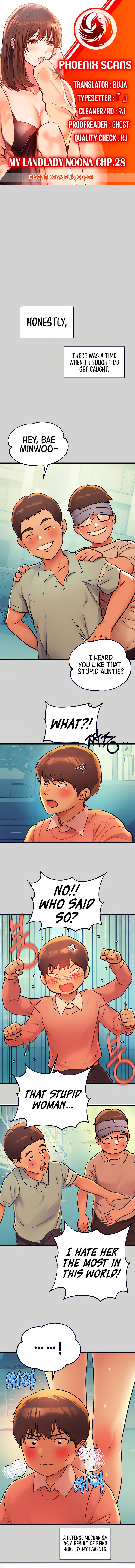 My Landlady Noona chapter 28 page 1