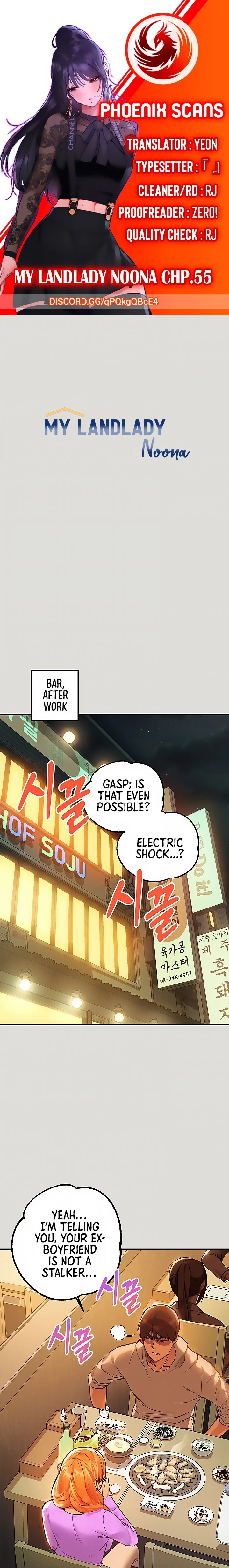 My Landlady Noona chapter 55 page 1
