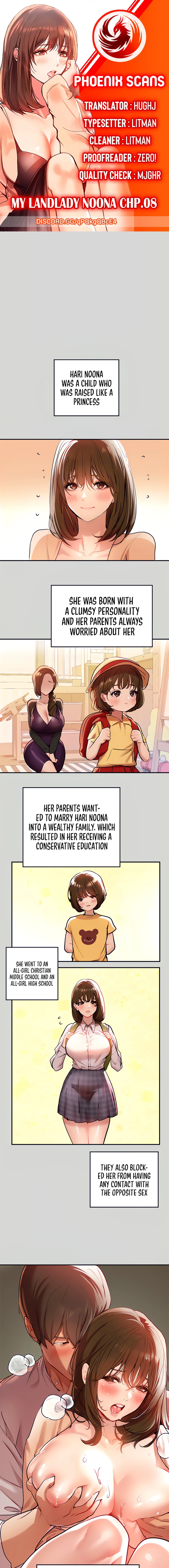 My Landlady Noona chapter 8 page 1