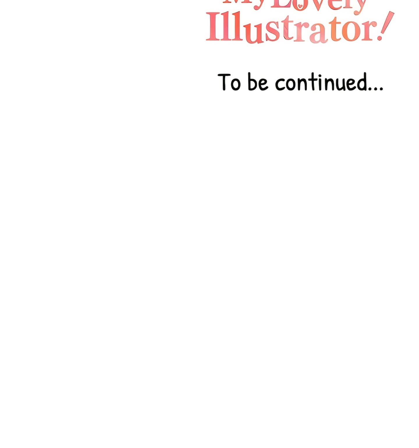 My Lovely Illustrator (Official) chapter 7 page 25