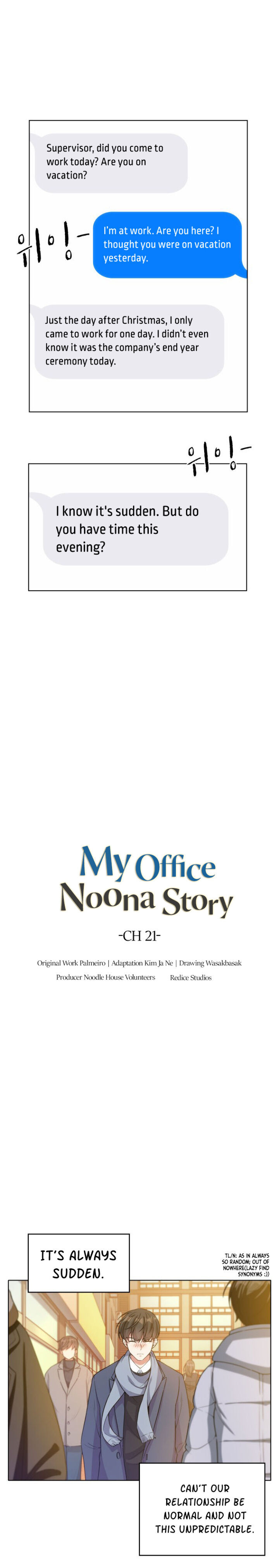 My Office Noona's Story chapter 22 page 6