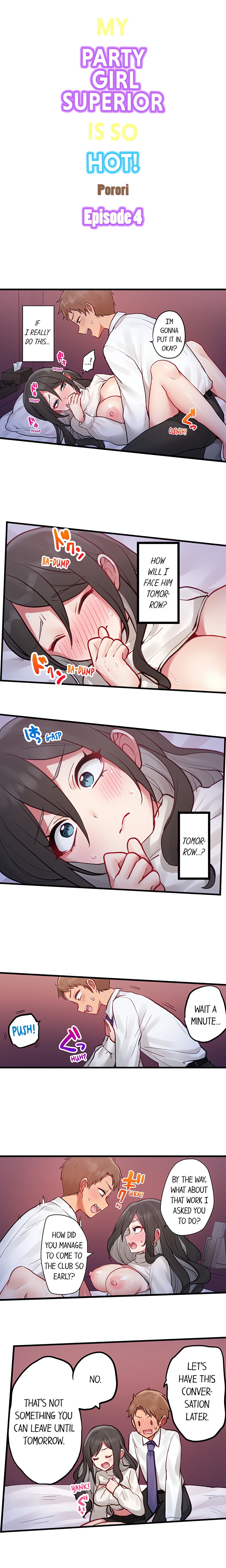 My Party Girl Superior Is So Hot! chapter 4 page 1