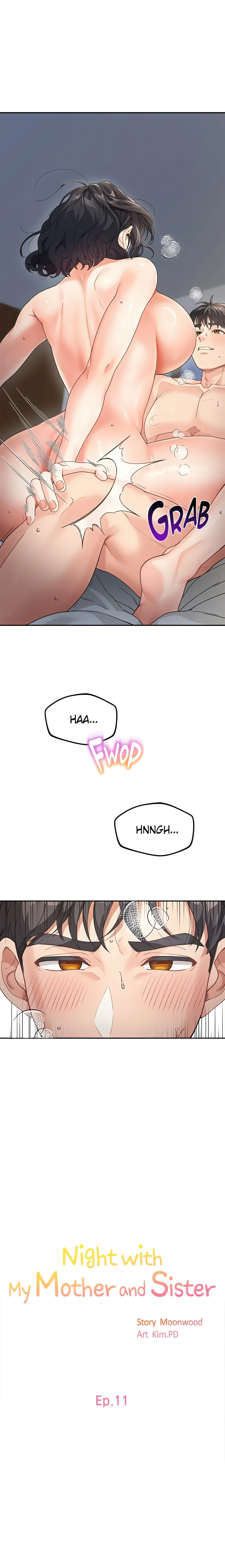 Night with My Mother and Sister (Official) chapter 11 page 1