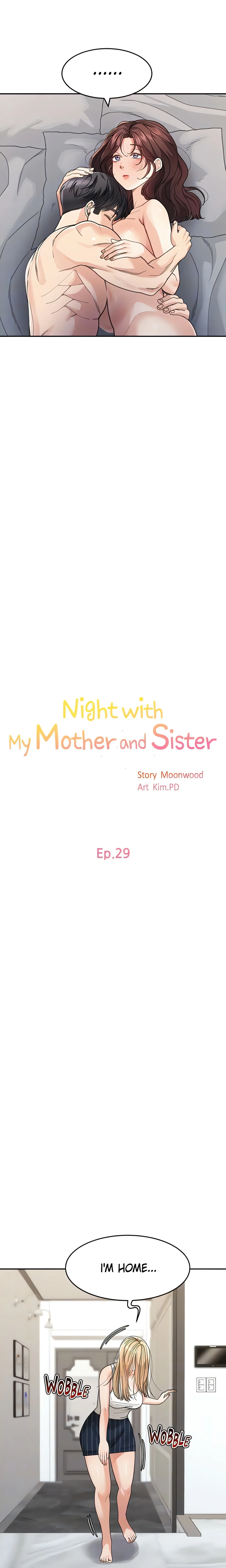 Night with My Mother and Sister (Official) chapter 29 page 9