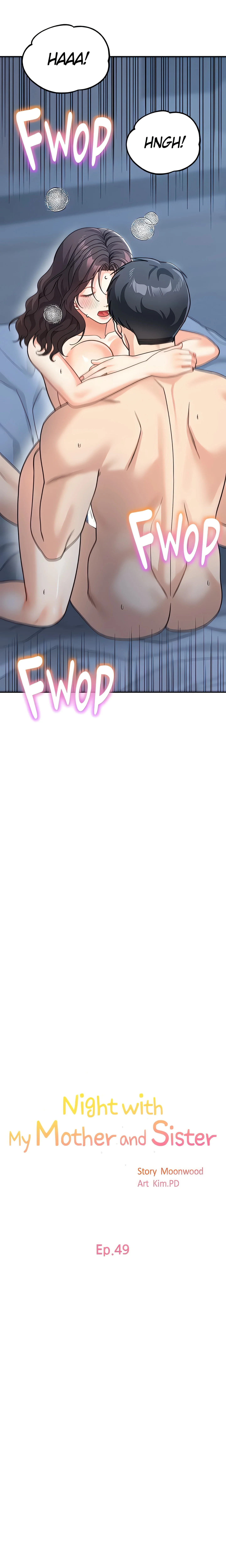 Night with My Mother and Sister (Official) chapter 49 page 2