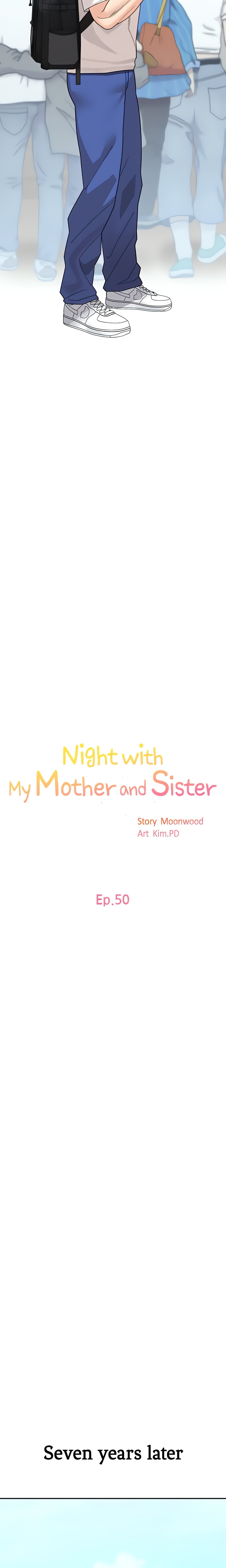 Night with My Mother and Sister (Official) chapter 50 page 2