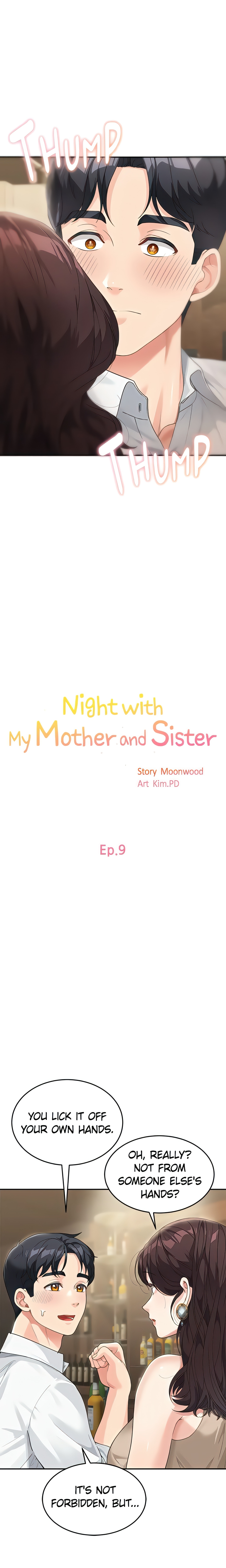 Night with My Mother and Sister (Official) chapter 9 page 2