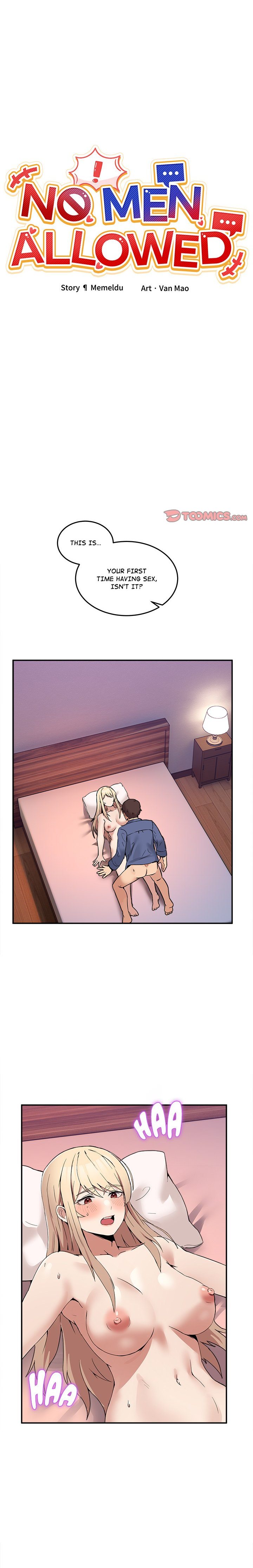 No Men Allowed chapter 6 page 1