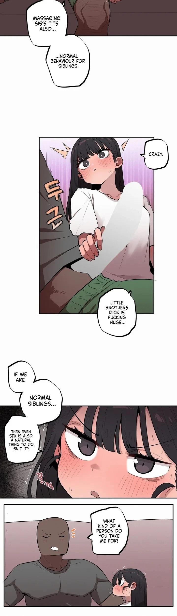 Noona and her BIG little Bro chapter 32 page 7