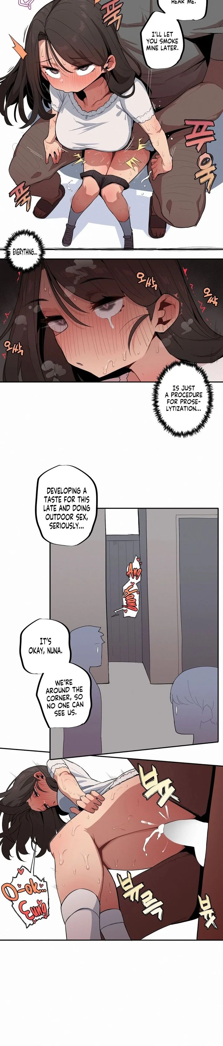 Noona and her BIG little Bro chapter 40 page 8