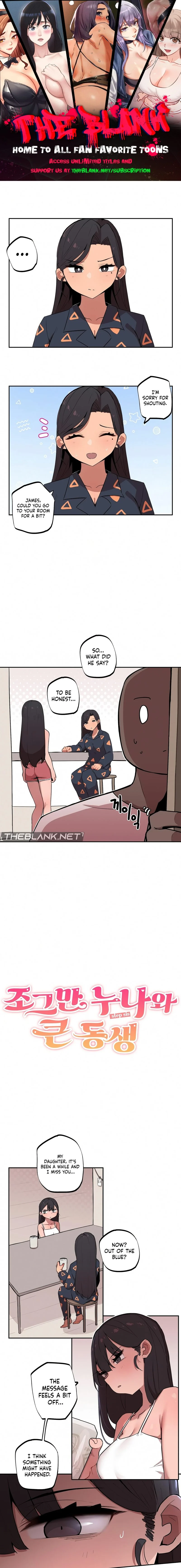 Noona and her BIG little Bro chapter 8 page 1