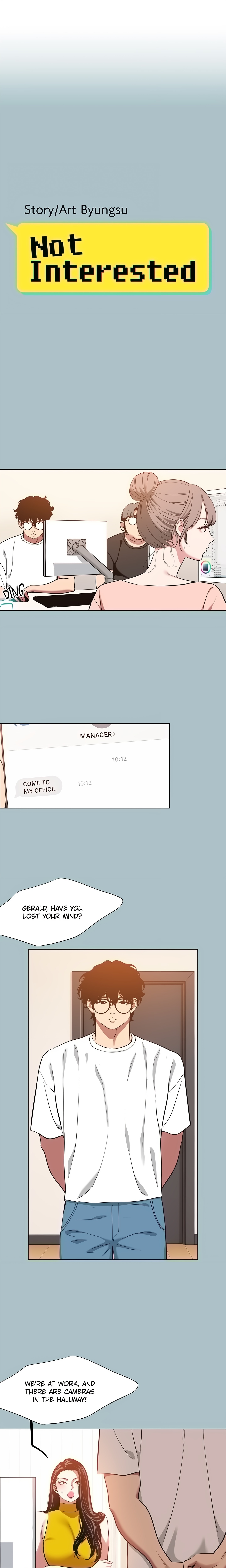 Not Interested (Official) chapter 58 page 1