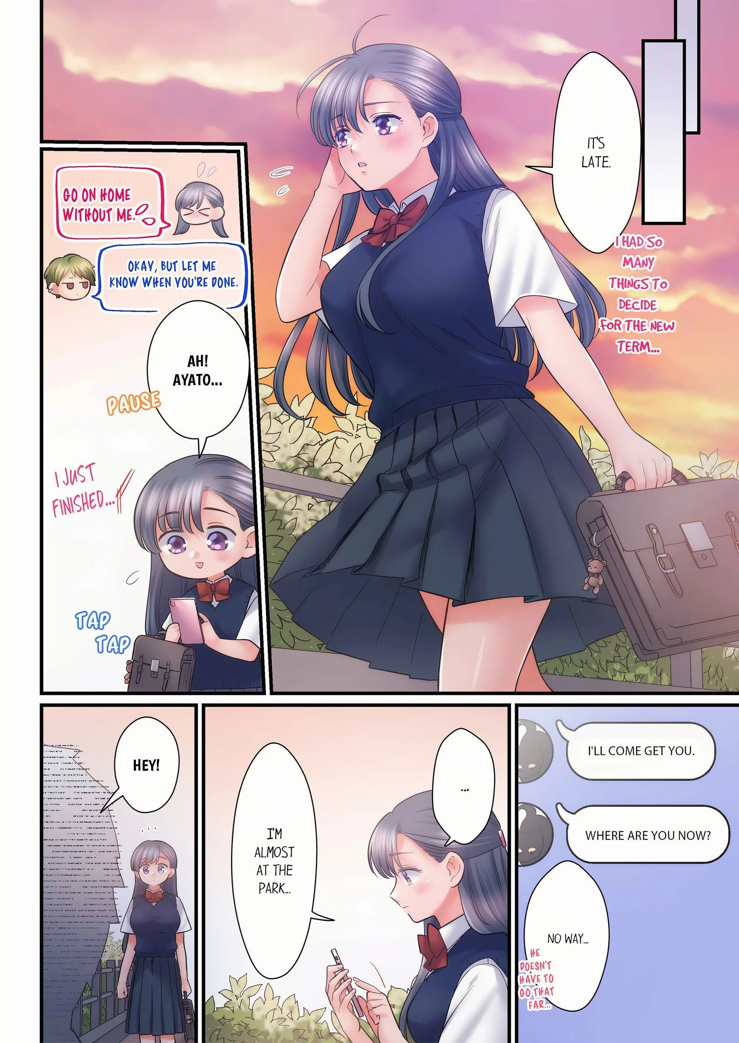 NTR Underneath Her Skirt (Uncensored) chapter 132 page 2