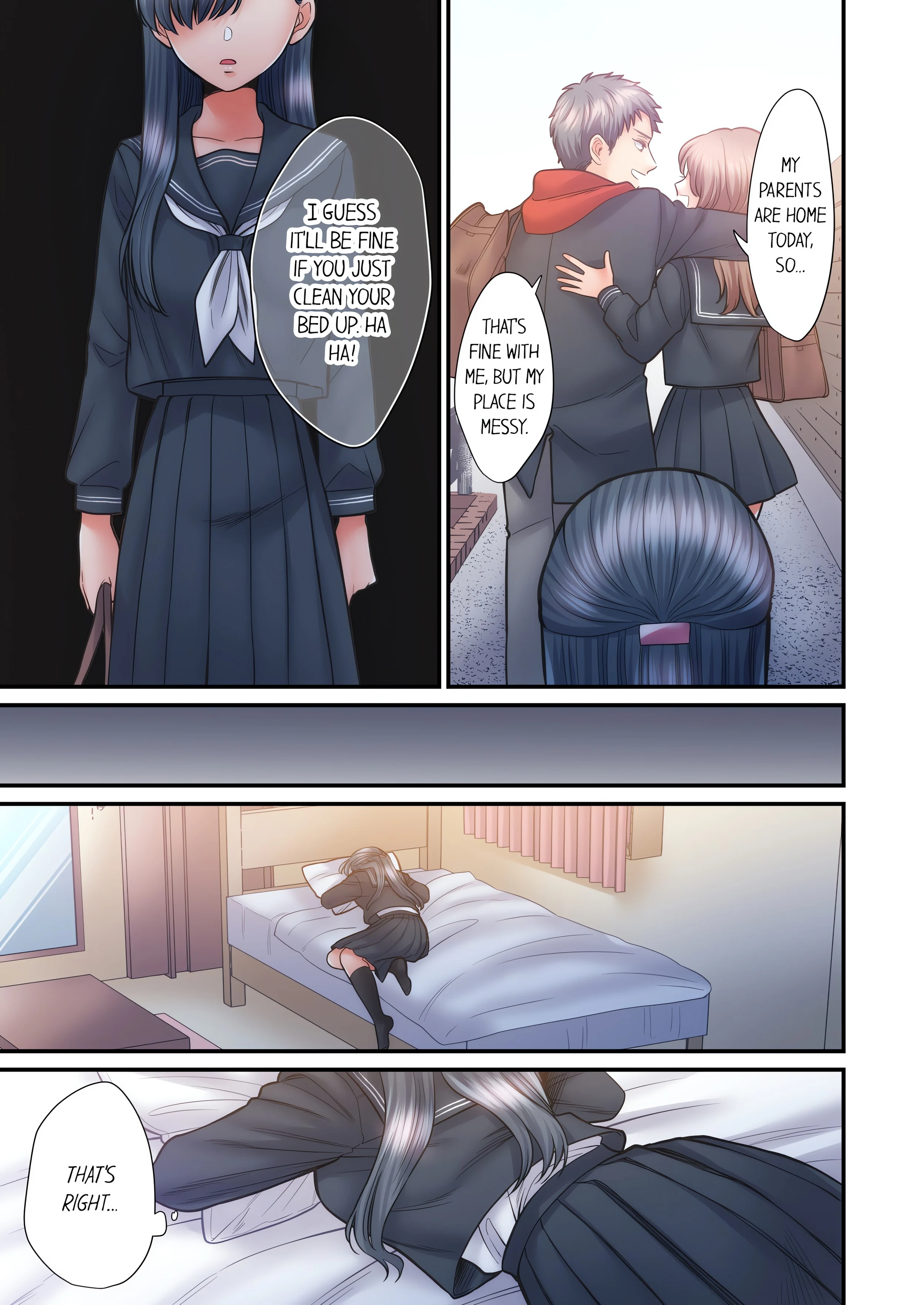 NTR Underneath Her Skirt (Uncensored) chapter 65 page 1