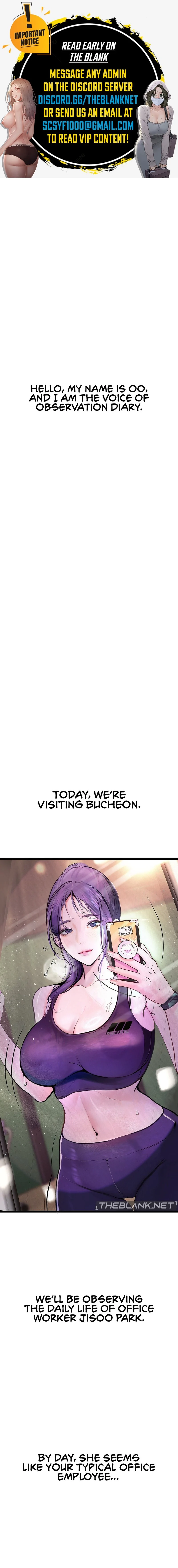Observation Diary chapter 5 page 1