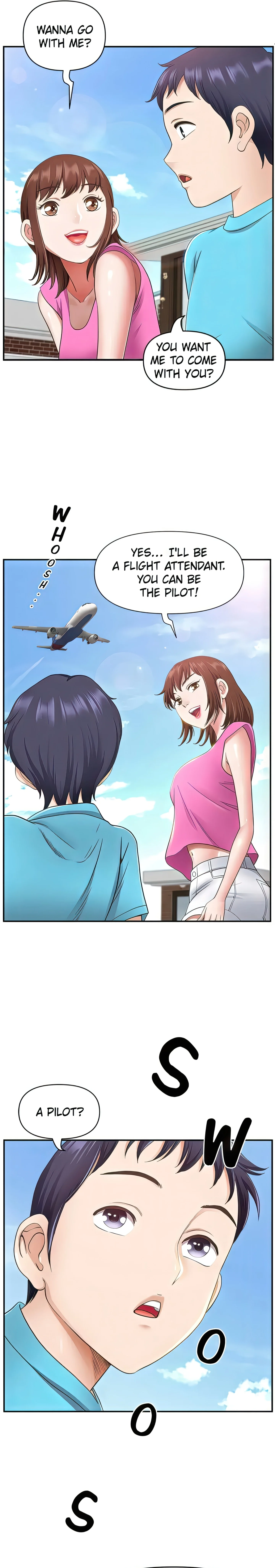 On An Airplane chapter 1 page 6
