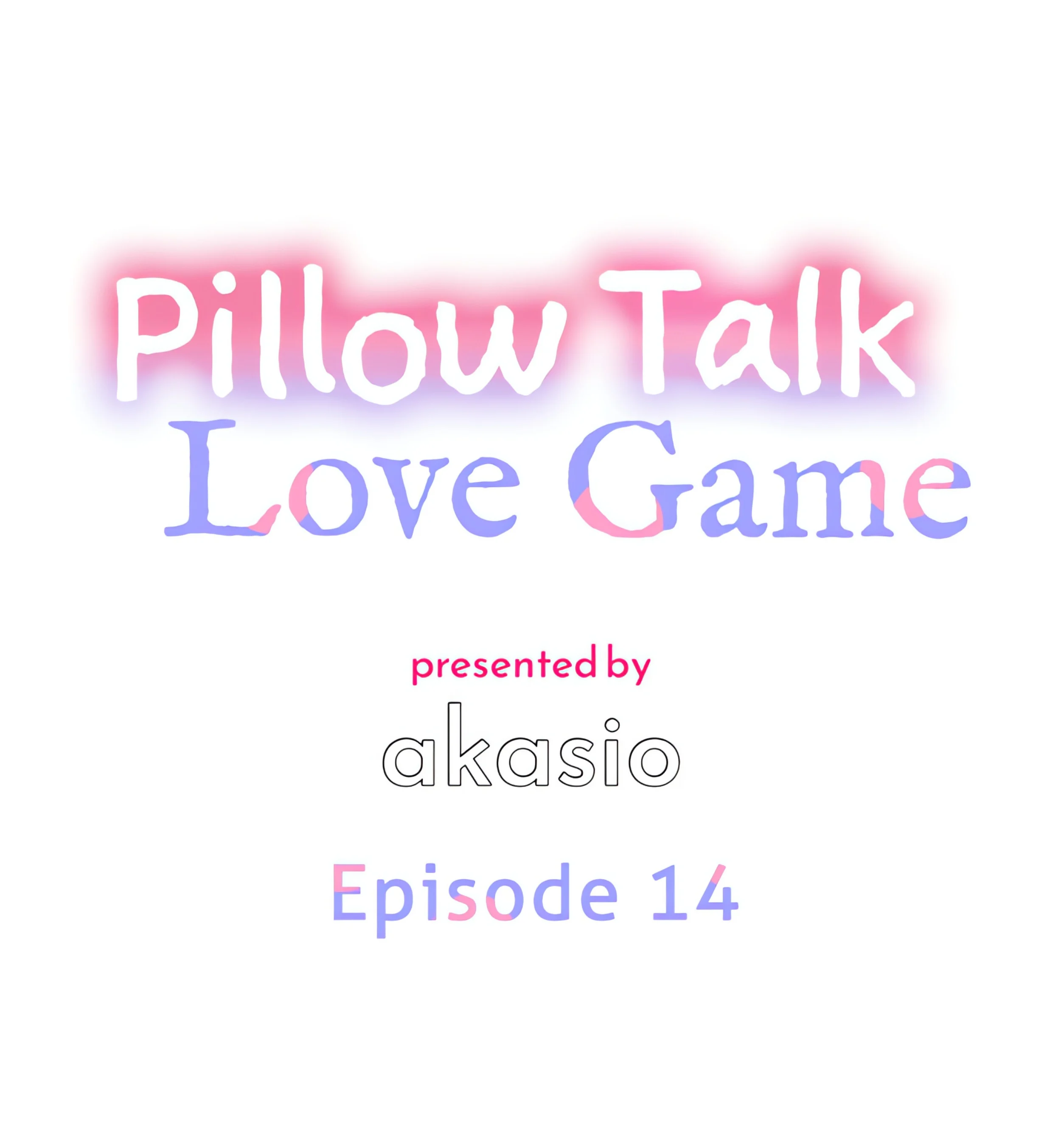 Pillow Talk Love Game chapter 14 page 1