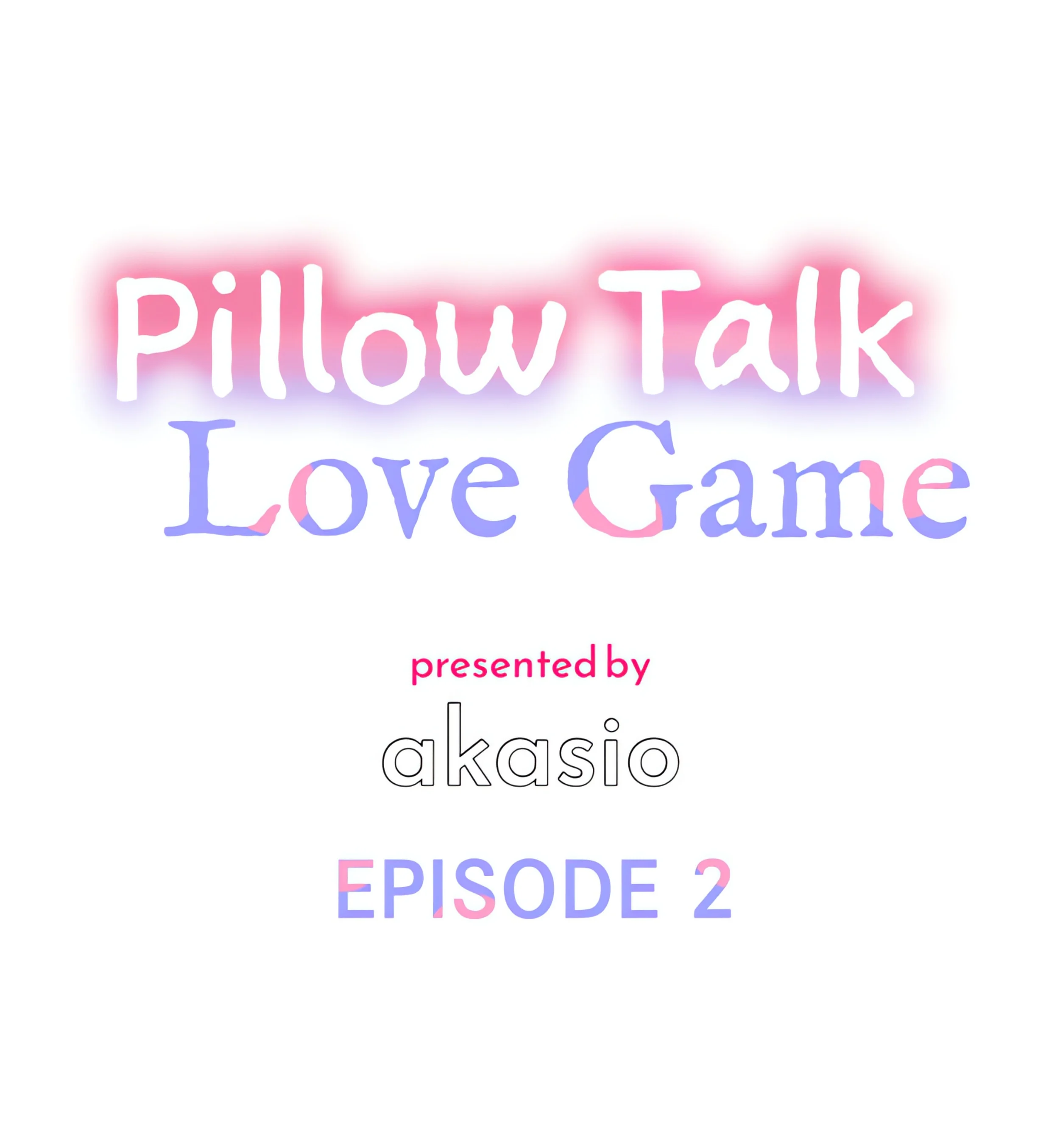 Pillow Talk Love Game chapter 2 page 1