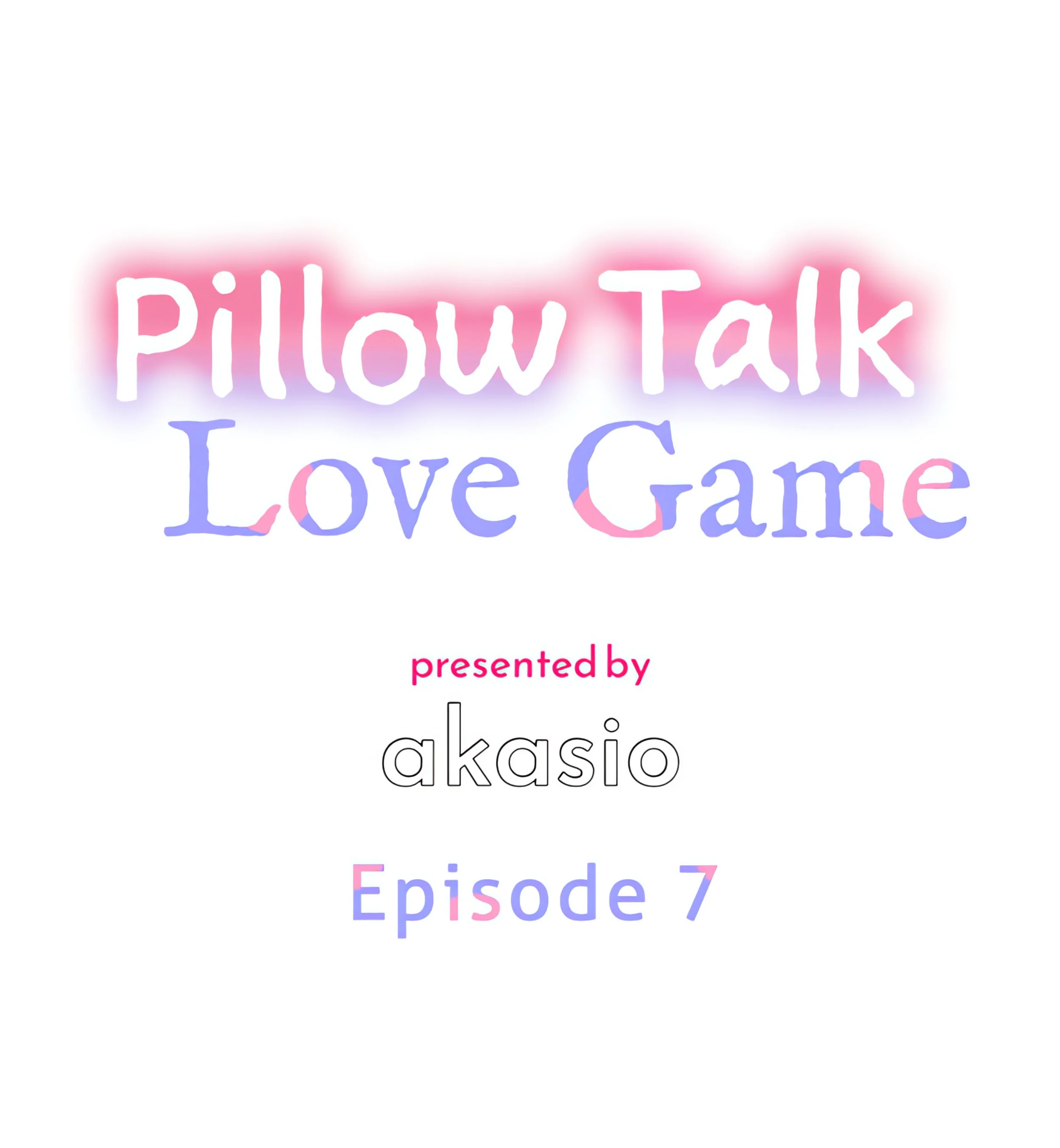Pillow Talk Love Game chapter 7 page 1