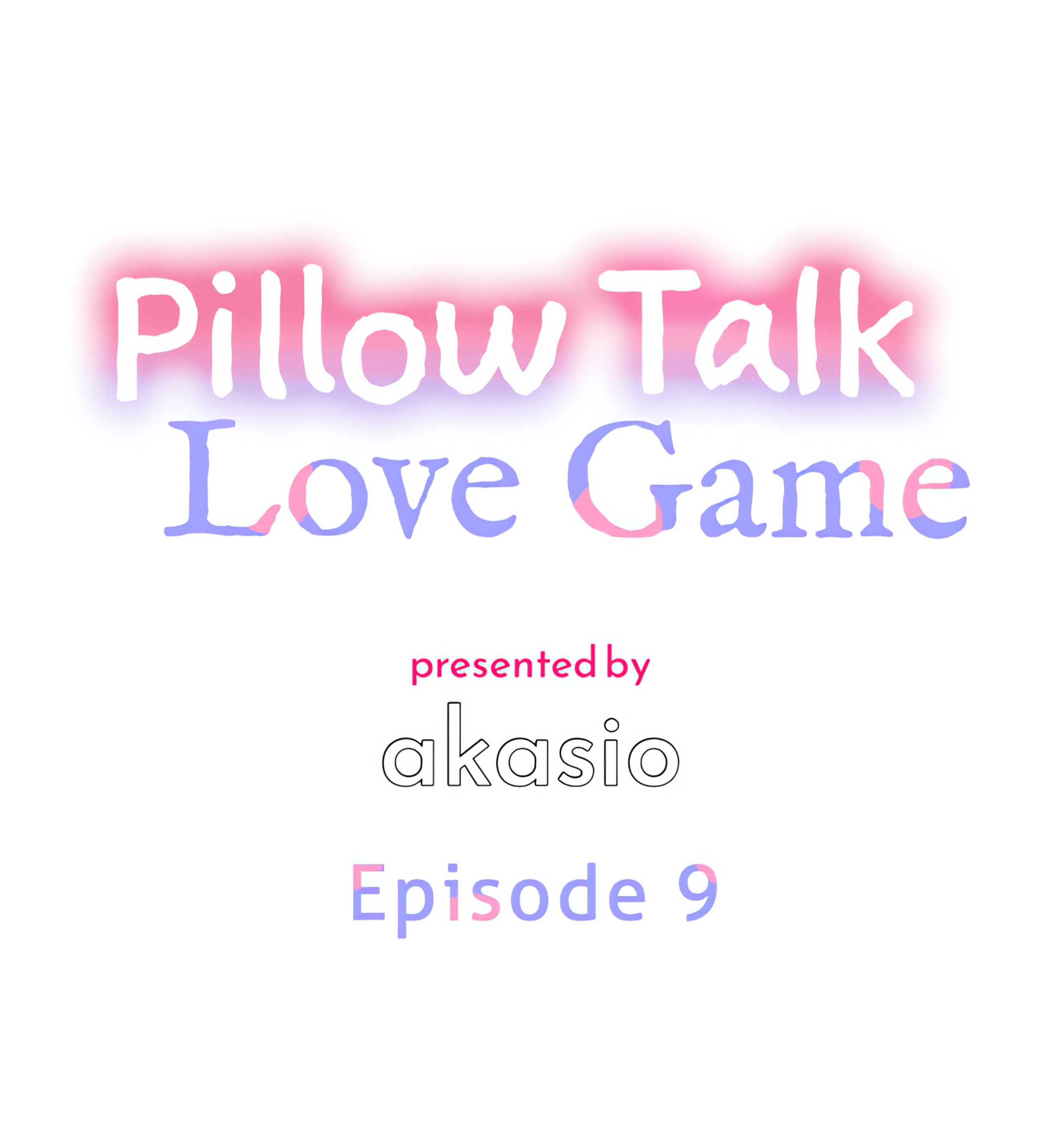 Pillow Talk Love Game chapter 9 page 1