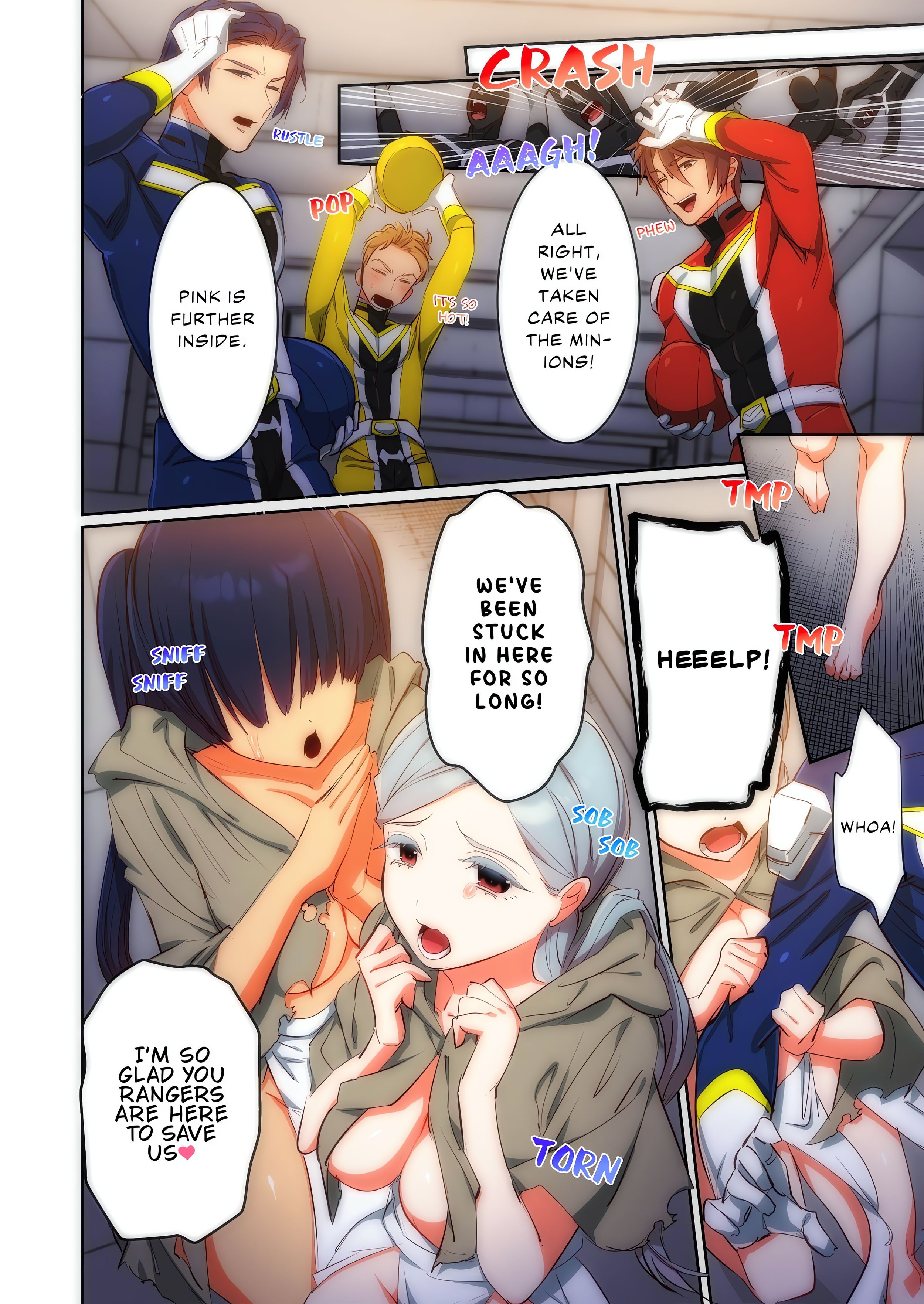 Pitiful Ranger Pink: I’m Such a Disgrace, but It Feels So Good! (Uncensored) chapter 11 page 6