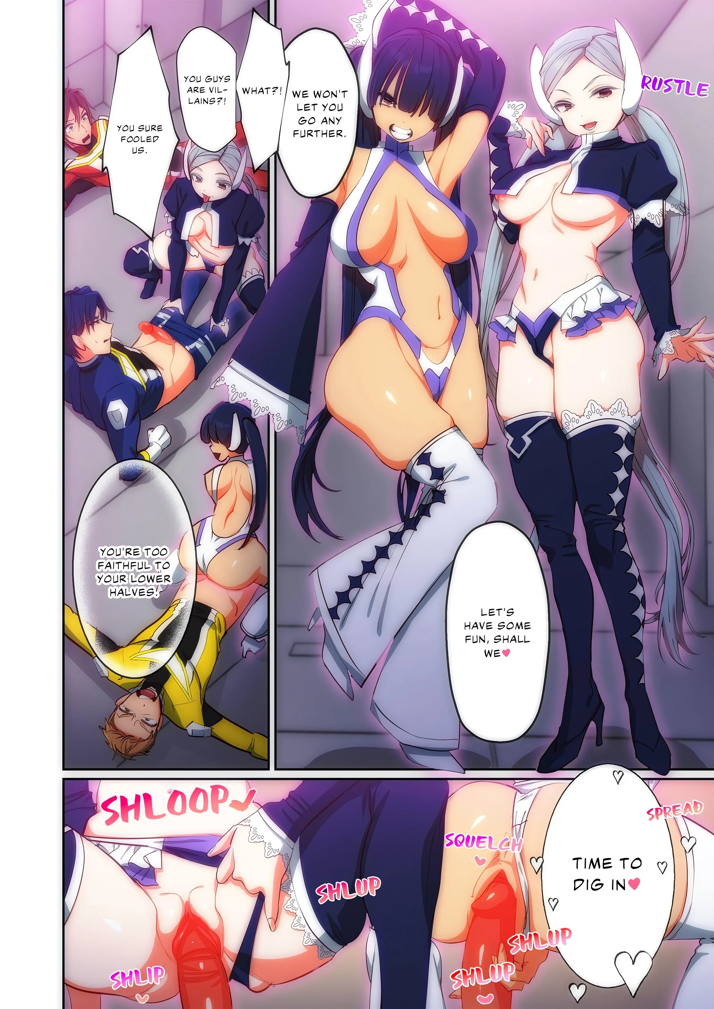 Pitiful Ranger Pink: I’m Such a Disgrace, but It Feels So Good! (Uncensored) chapter 12 page 2