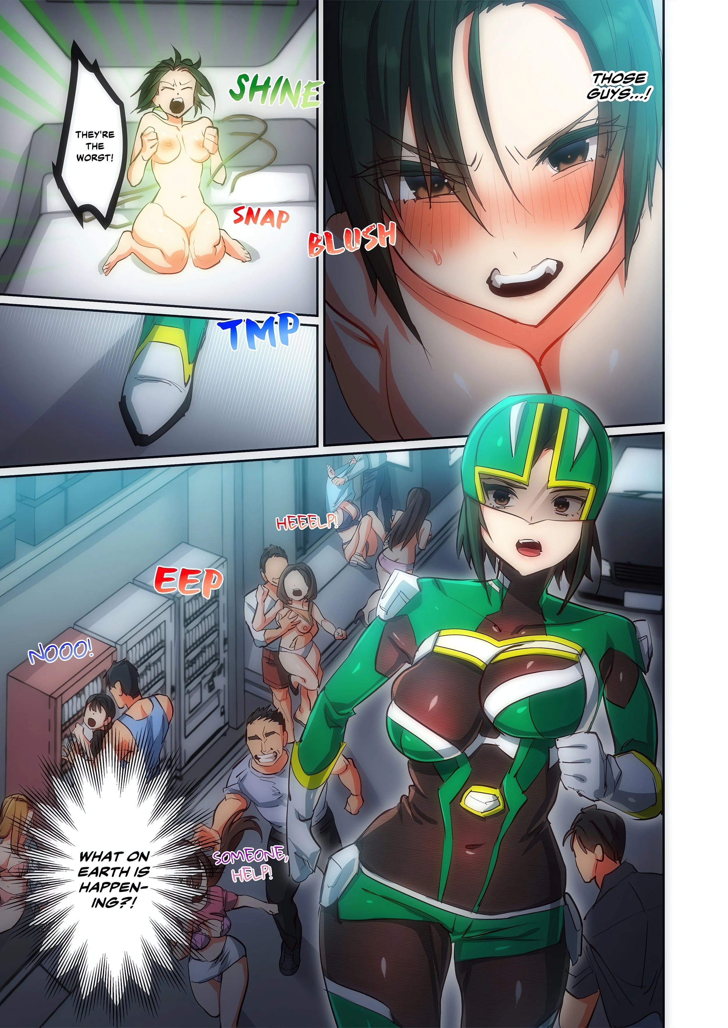 Pitiful Ranger Pink: I’m Such a Disgrace, but It Feels So Good! (Uncensored) chapter 14 page 7