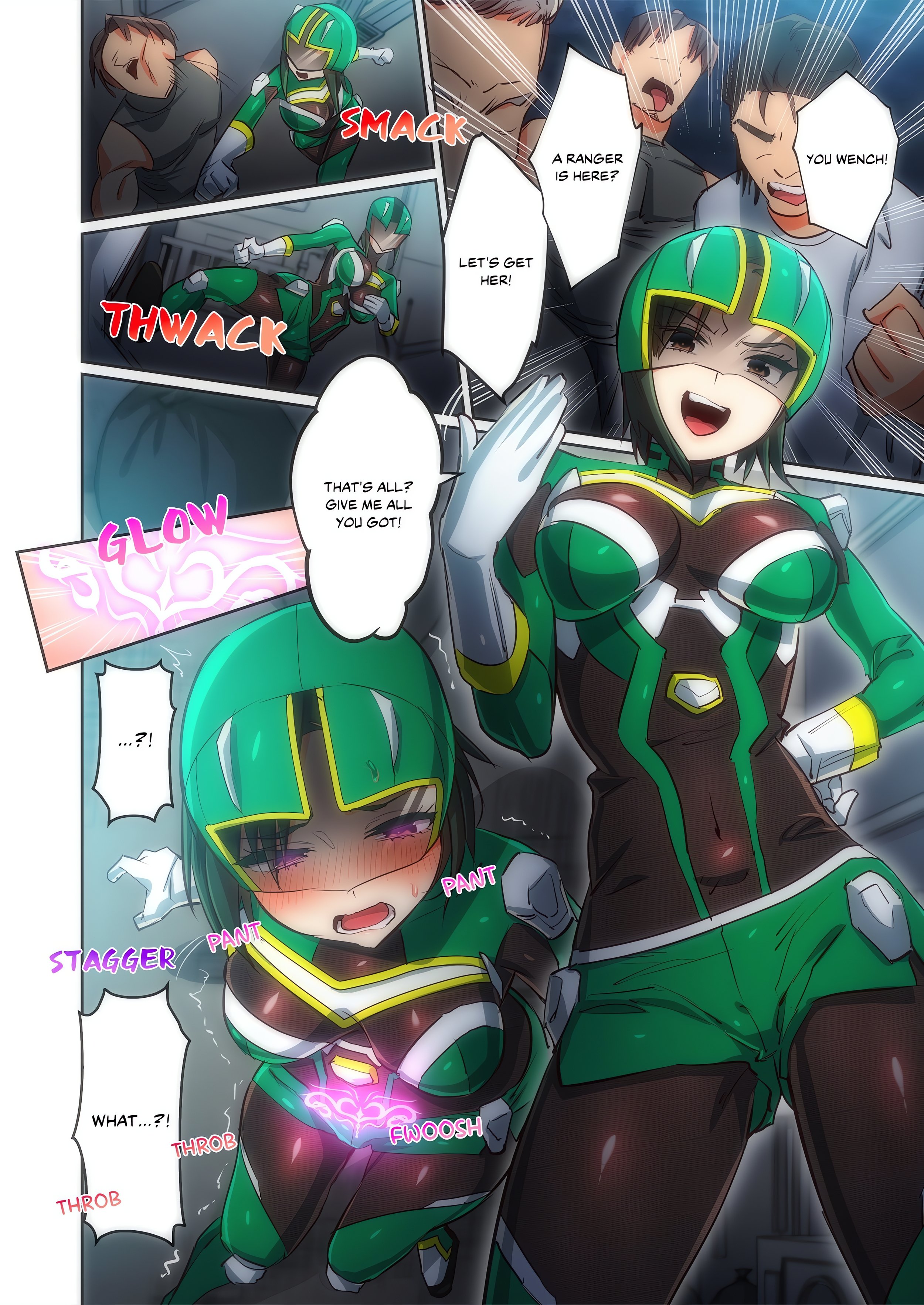 Pitiful Ranger Pink: I’m Such a Disgrace, but It Feels So Good! (Uncensored) chapter 15 page 2