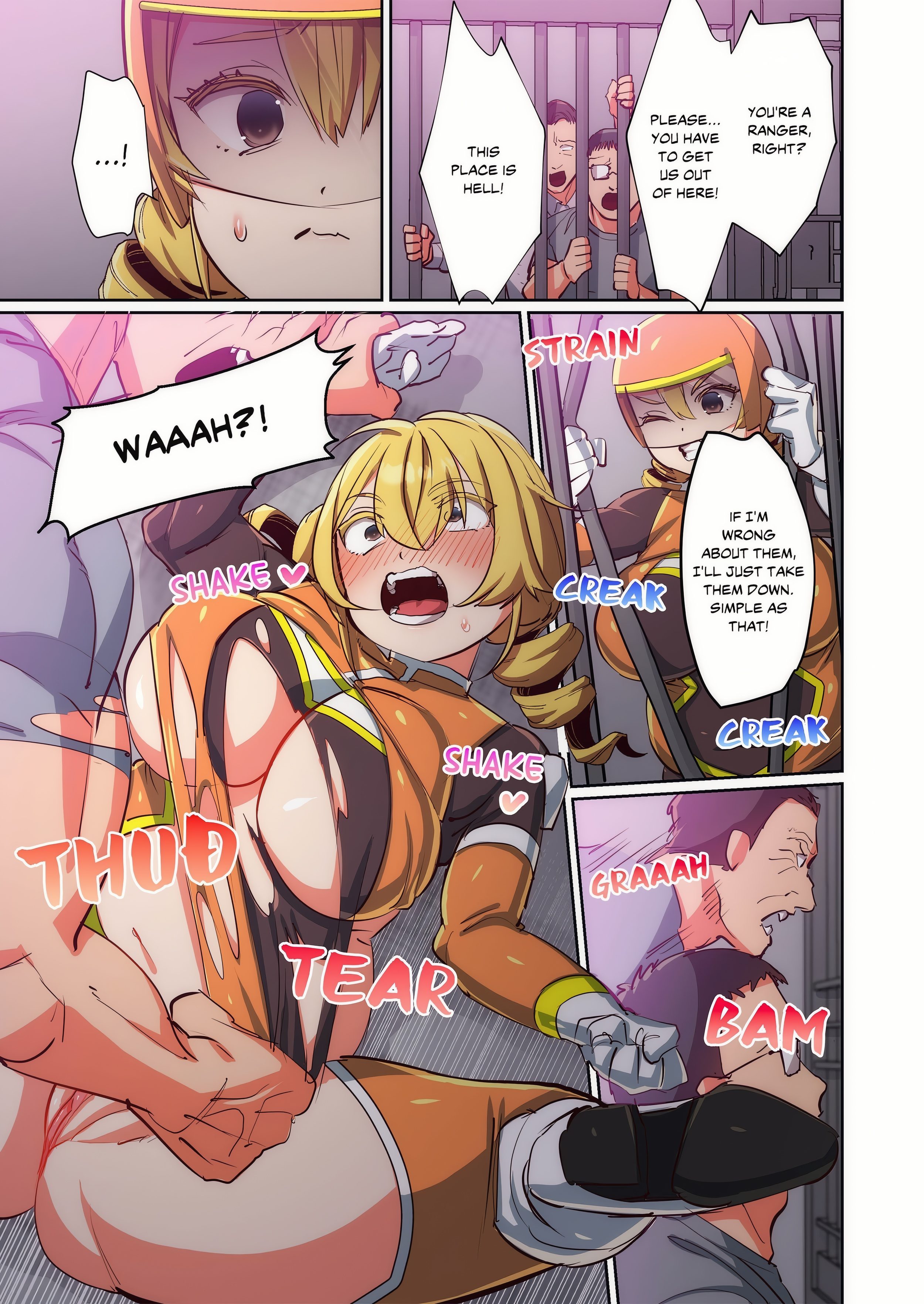 Pitiful Ranger Pink: I’m Such a Disgrace, but It Feels So Good! (Uncensored) chapter 17 page 11