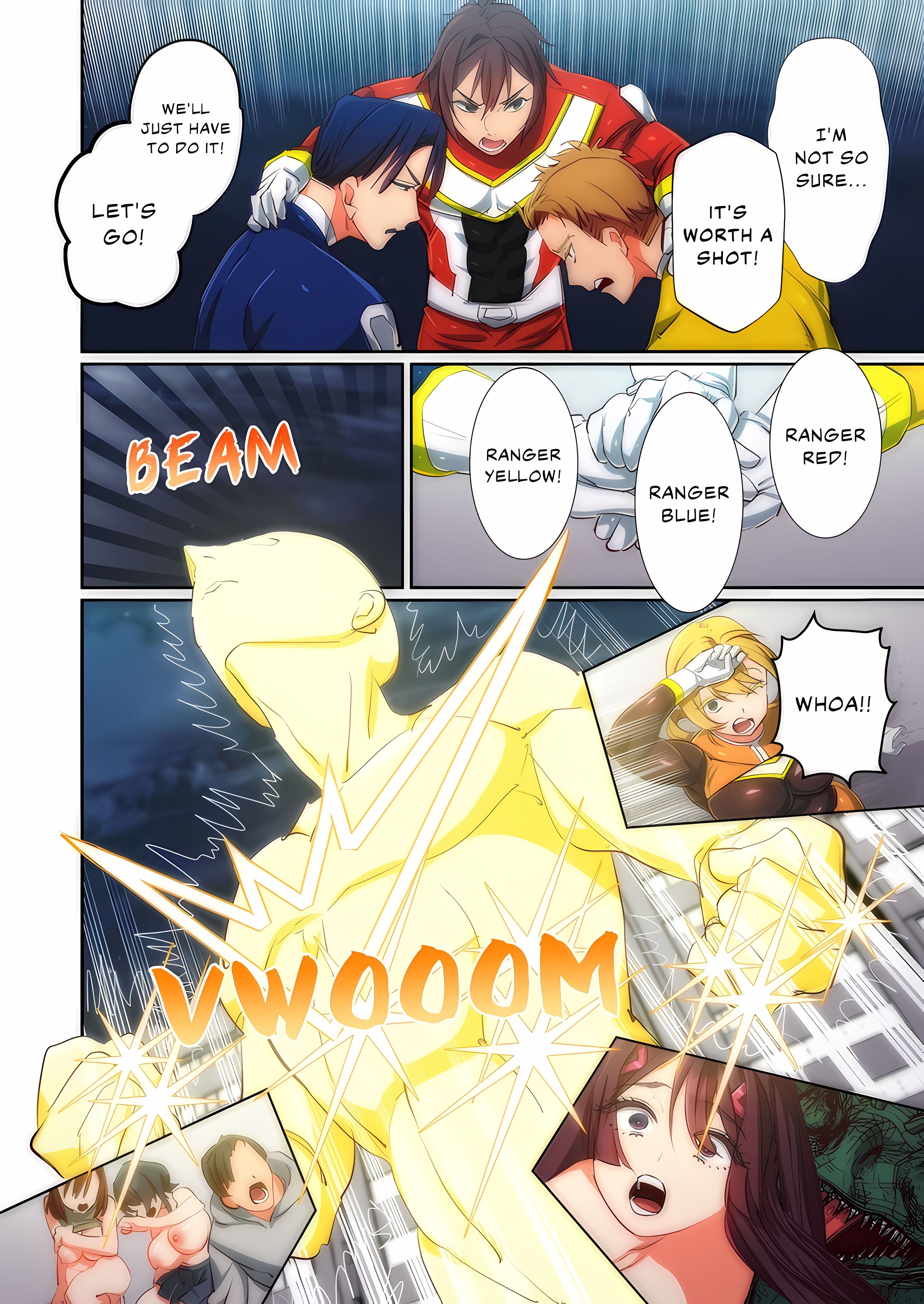 Pitiful Ranger Pink: I’m Such a Disgrace, but It Feels So Good! (Uncensored) chapter 19 page 10