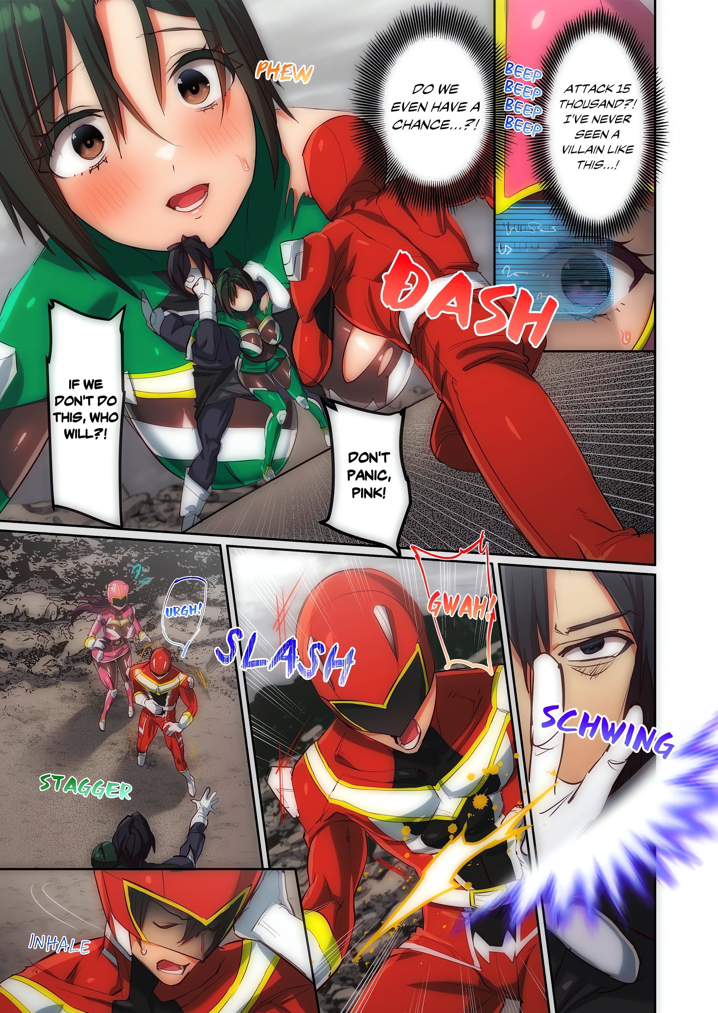 Pitiful Ranger Pink: I’m Such a Disgrace, but It Feels So Good! (Uncensored) chapter 2 page 5