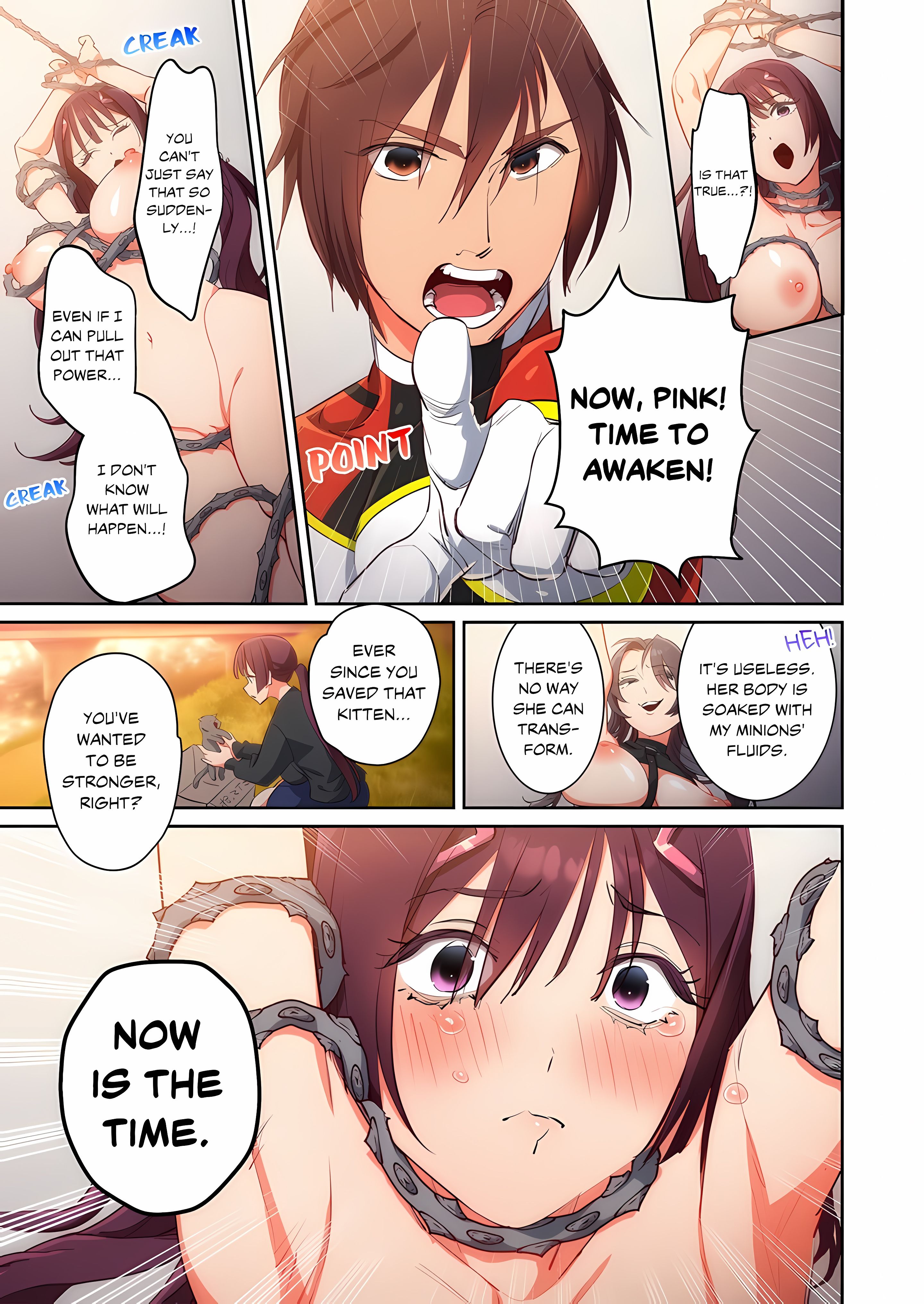 Pitiful Ranger Pink: I’m Such a Disgrace, but It Feels So Good! (Uncensored) chapter 21 page 23