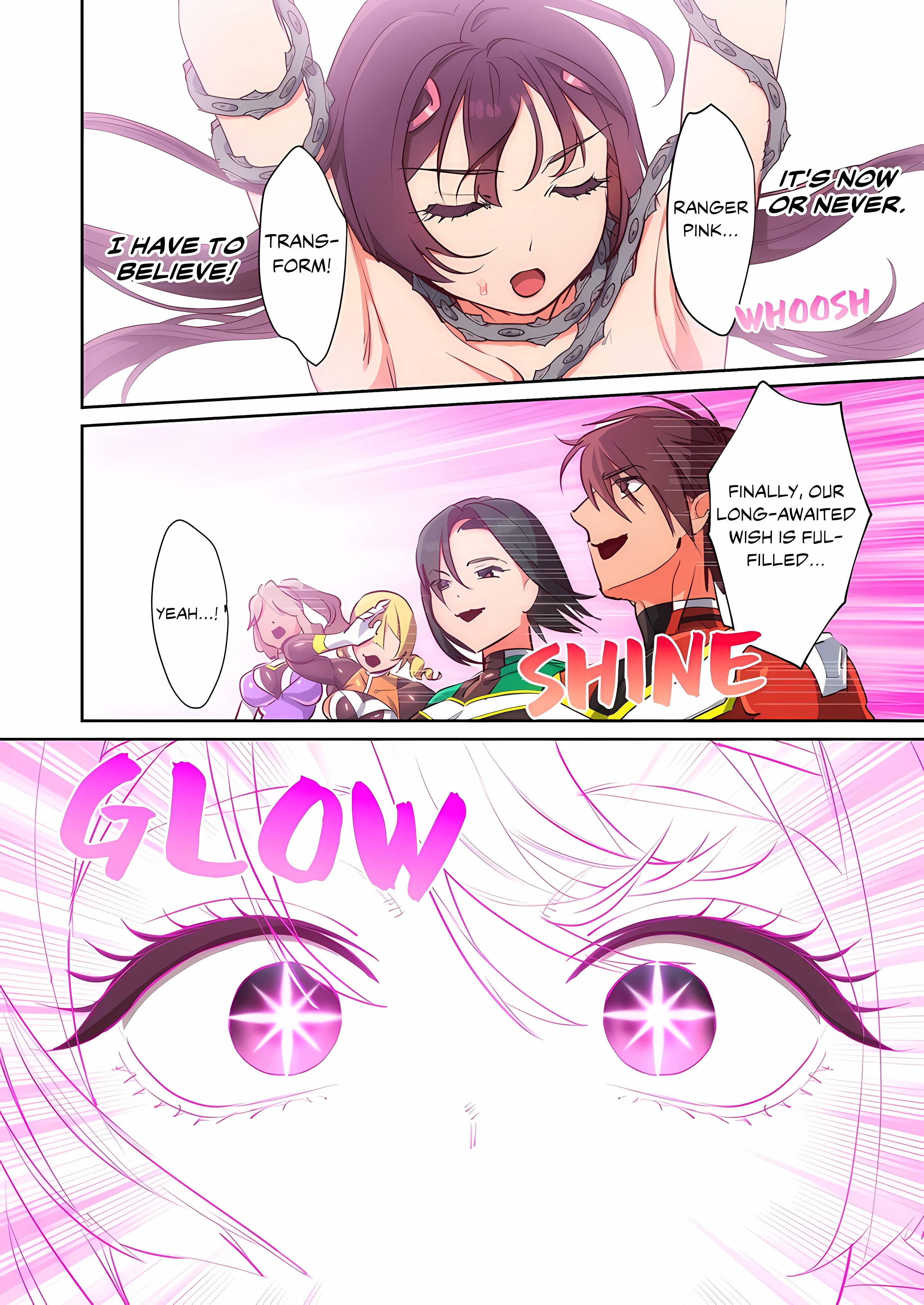 Pitiful Ranger Pink: I’m Such a Disgrace, but It Feels So Good! (Uncensored) chapter 21 page 24