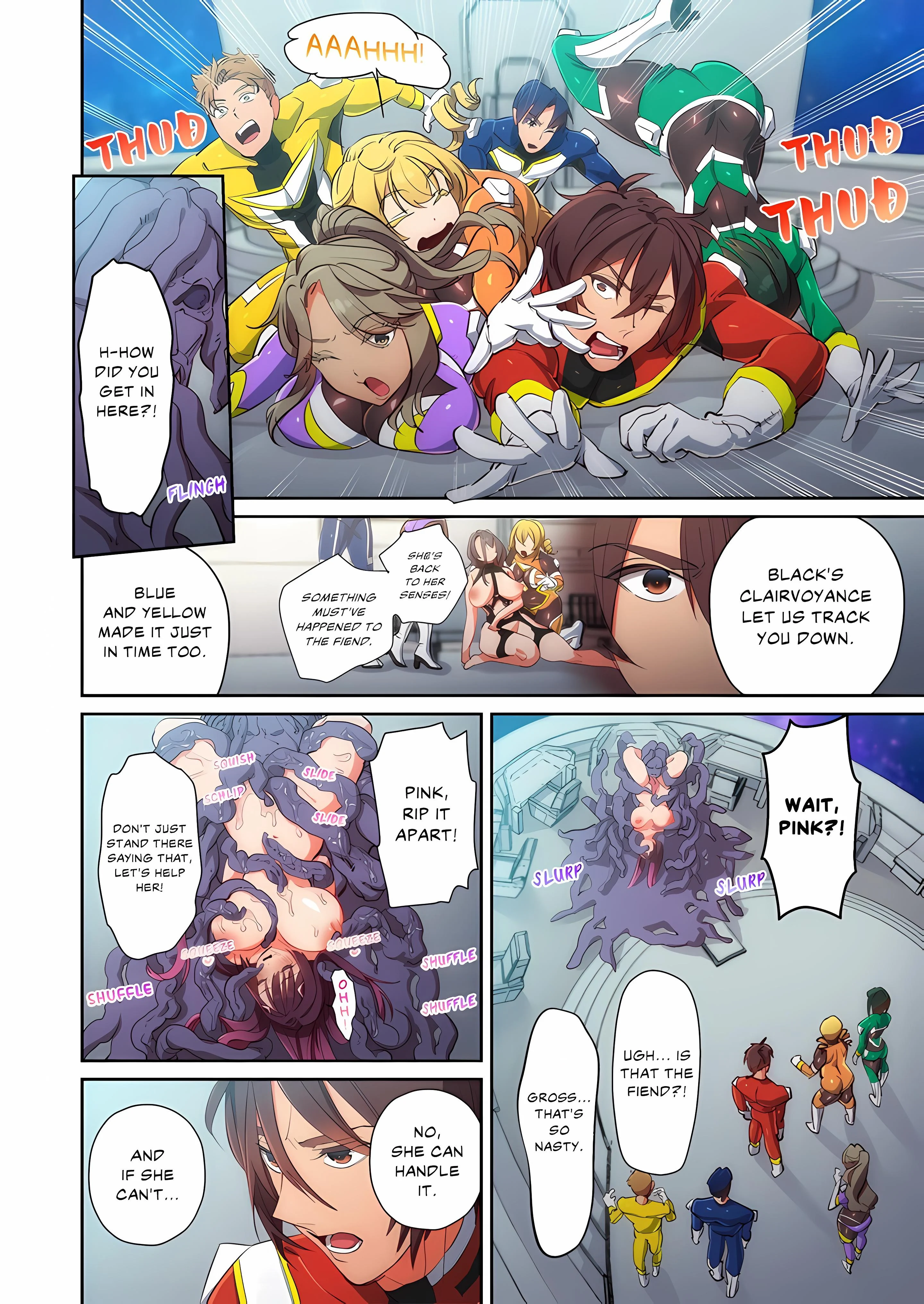 Pitiful Ranger Pink: I’m Such a Disgrace, but It Feels So Good! (Uncensored) chapter 22 page 12