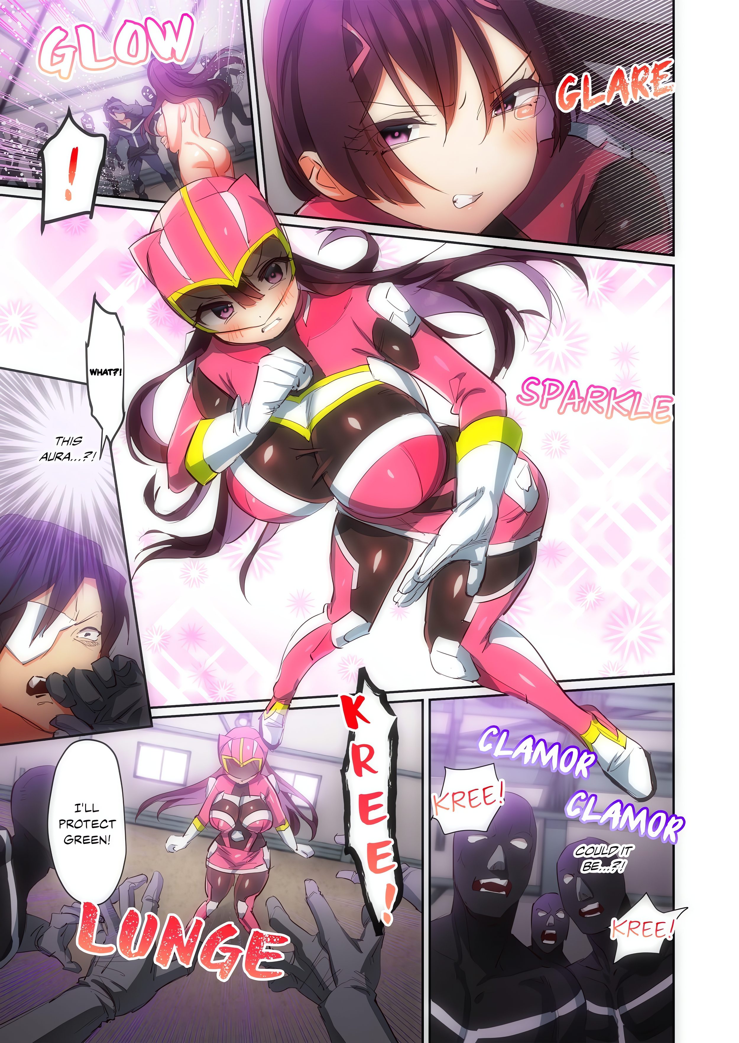 Pitiful Ranger Pink: I’m Such a Disgrace, but It Feels So Good! (Uncensored) chapter 4 page 3