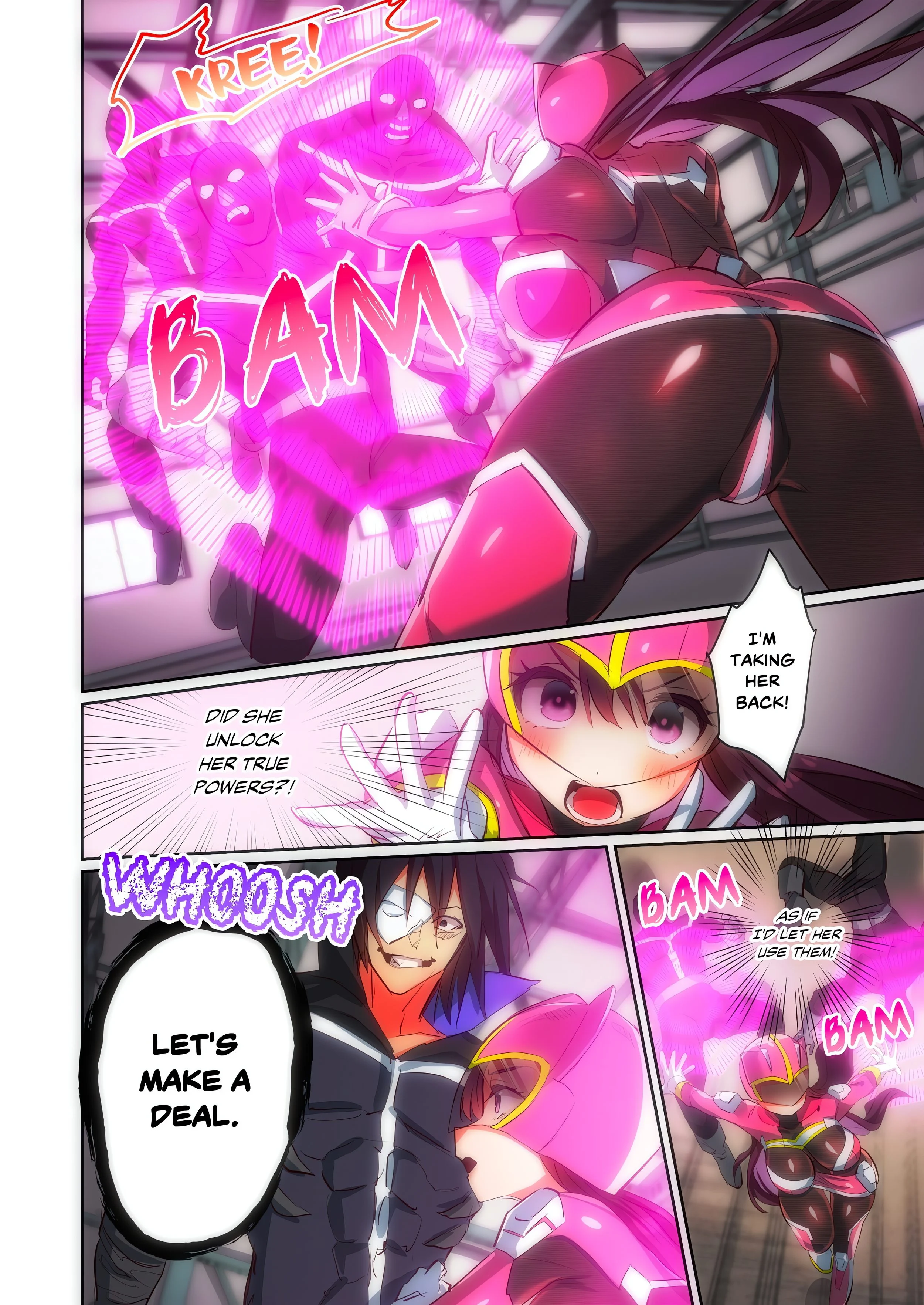 Pitiful Ranger Pink: I’m Such a Disgrace, but It Feels So Good! (Uncensored) chapter 4 page 4