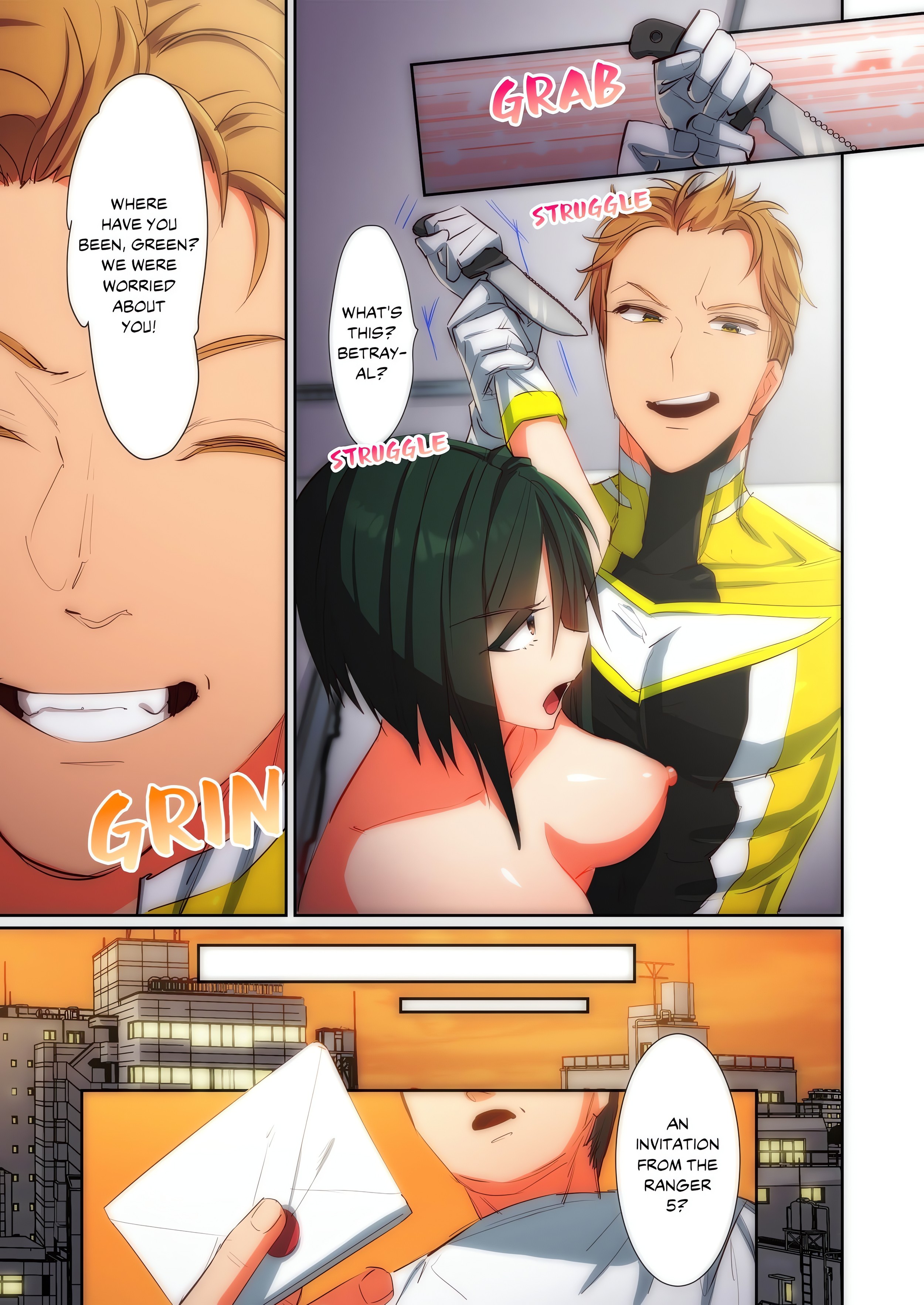 Pitiful Ranger Pink: I’m Such a Disgrace, but It Feels So Good! (Uncensored) chapter 7 page 5