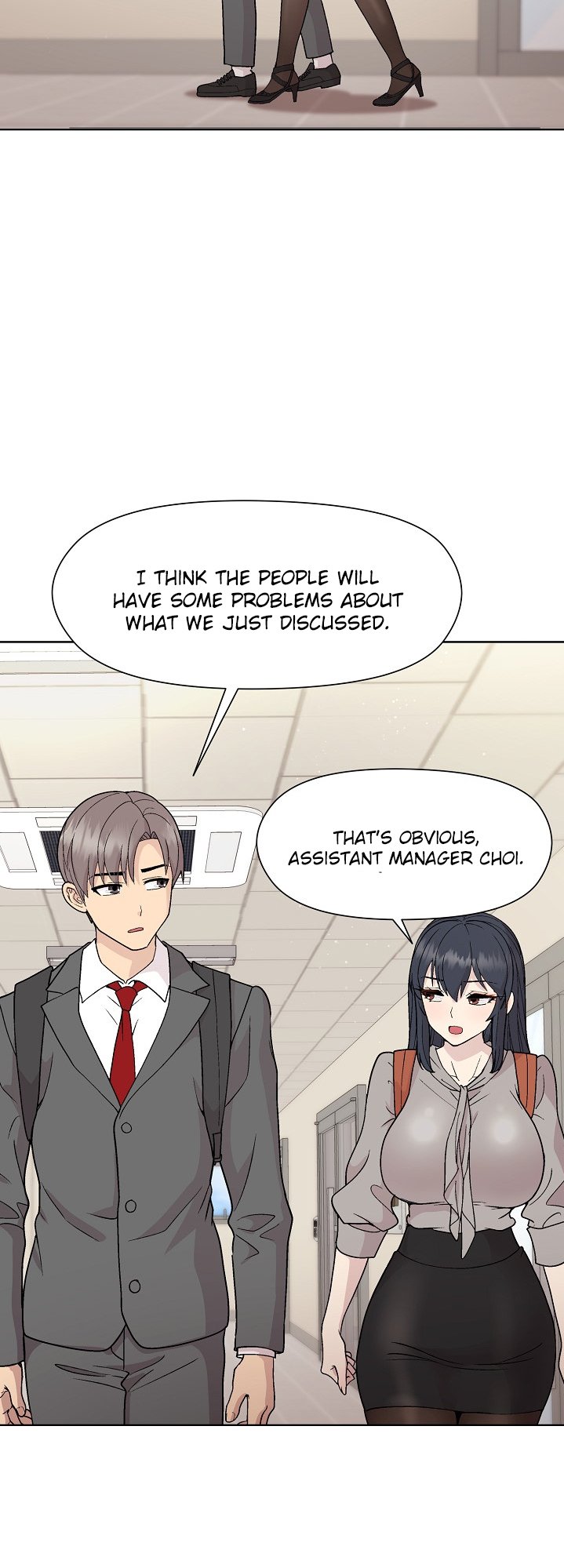 Playing a game with my Busty Manager chapter 23 page 8