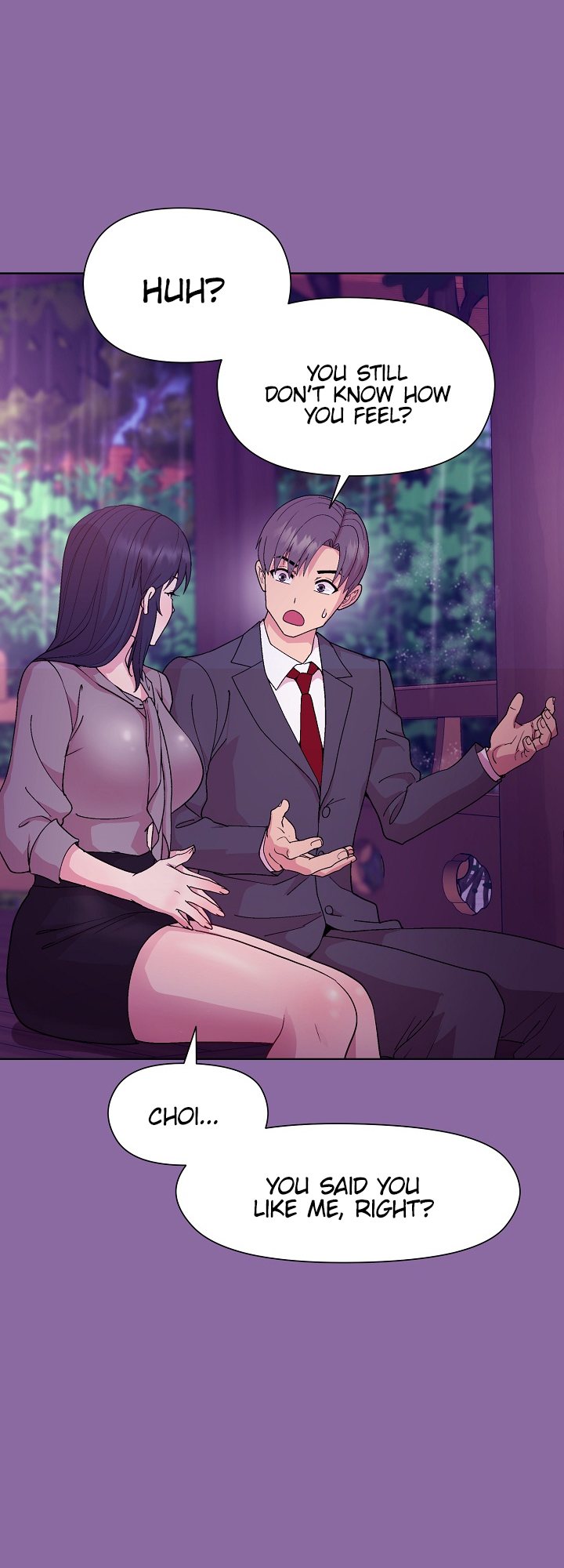 Playing a game with my Busty Manager chapter 28 page 9