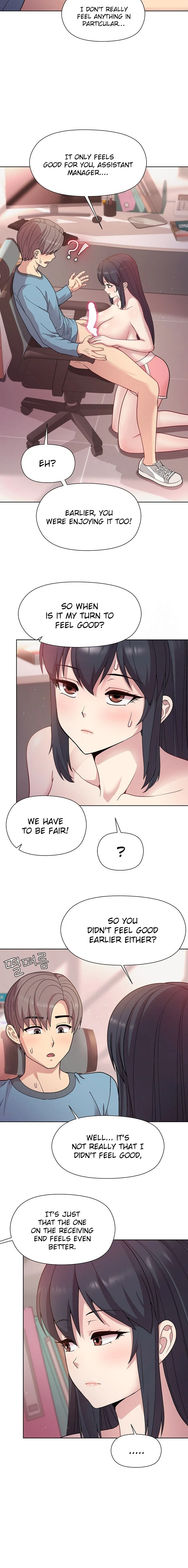 Playing a game with my Busty Manager chapter 4 page 14